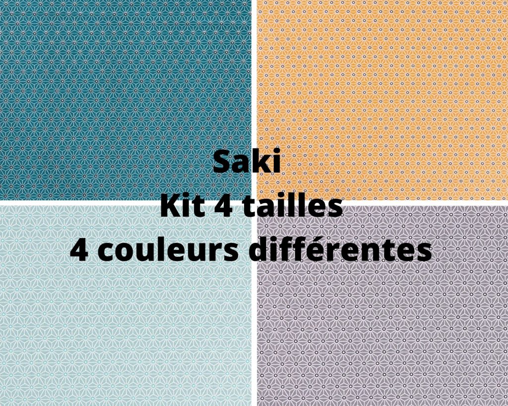 saki 4 tailles 4 couleurs